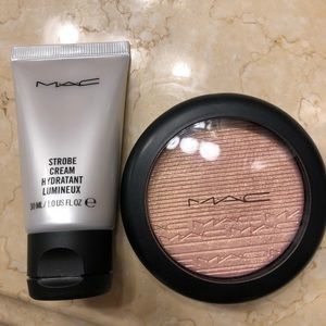 MAC Strobe Cream and Beaming Blush Highligter